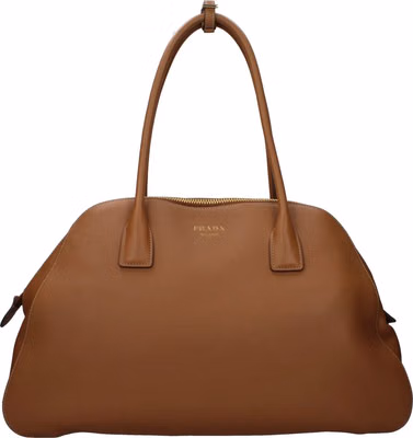 Brown Leather Shoulder Bag