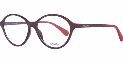 Burgundy Plastic Glasses (Frames)