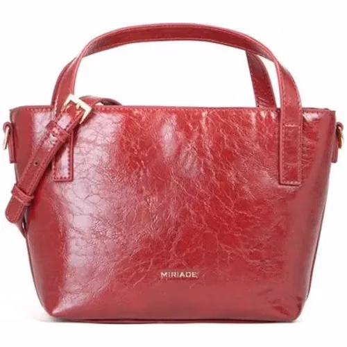 MIRIADE Red Polyethylene Handbag