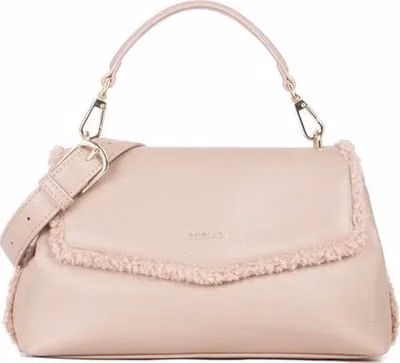 Beige Polyester Shoulder Bag