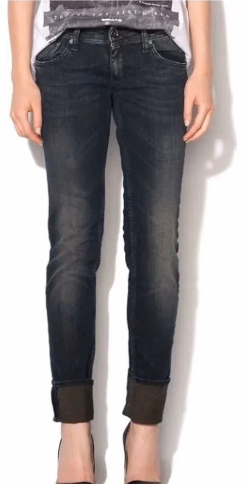 Gas Multicolor Cotton Skinny Jeans