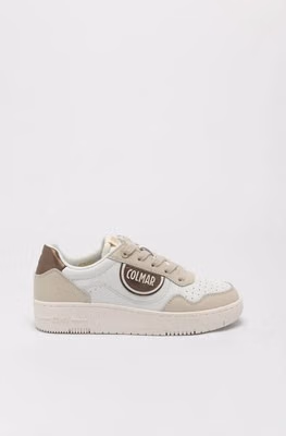 Bicolor Leather Low Top Sneakers