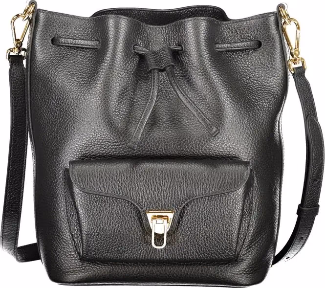 Coccinelle Black Leather Women Handbag