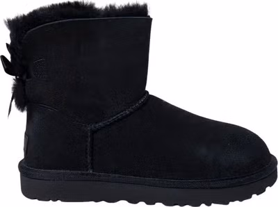 Black Suede Leather Ankle Boots