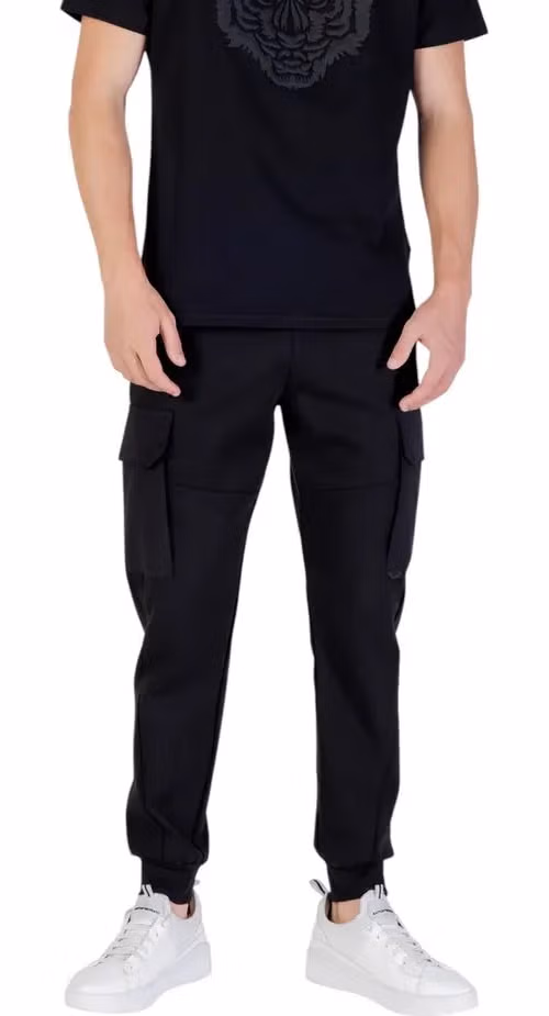 Antony Morato Black Cotton Joggers (Workout Pants)