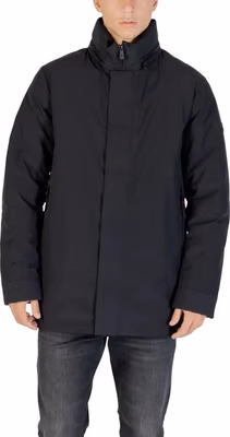 Black Polyester Parka