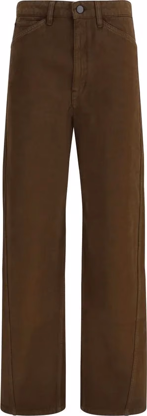 Lemaire Brown Cotton Casual Pants