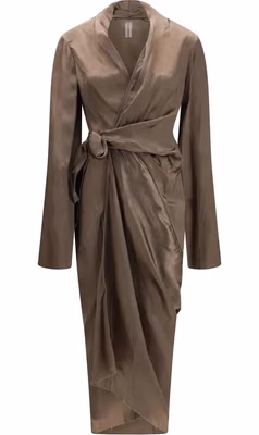 Brown Copper Casual Dress