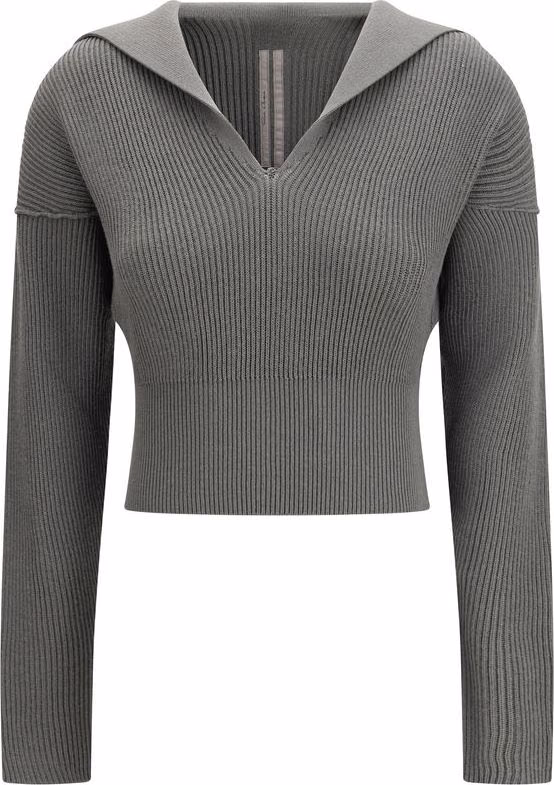 Rick Owens Bicolor Wool Oves Aries Sweatshirt