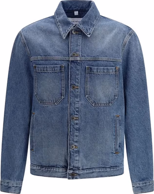 Blue Cotton Denim Jacket