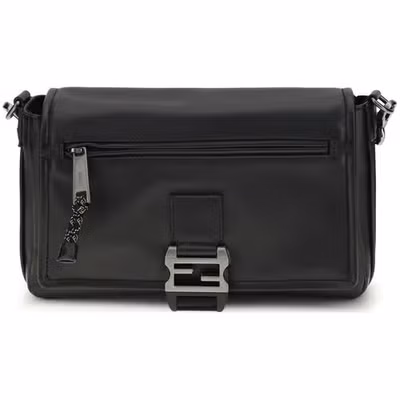 Black Calf Leather Bos Taurus Shoulder Bag