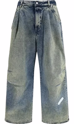 Blue Cotton Relaxed Fit Jeans