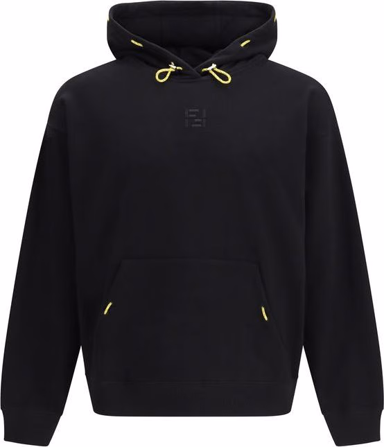 Black Cotton Sweatshirt