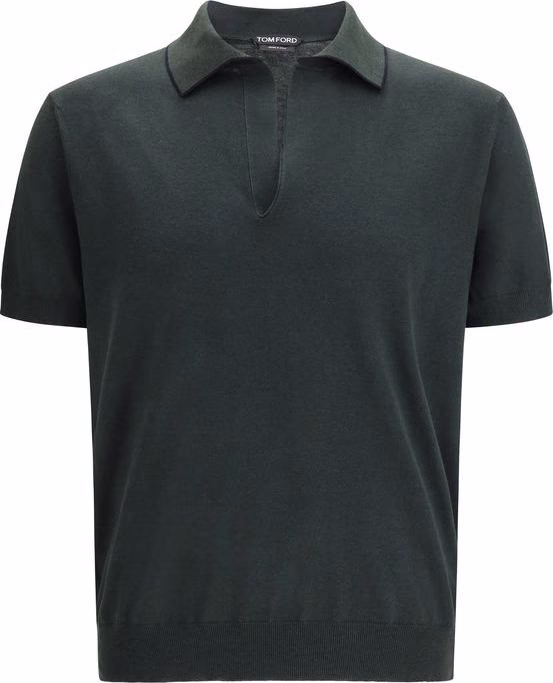 Tom Ford Bicolor Cotton Polo Shirt