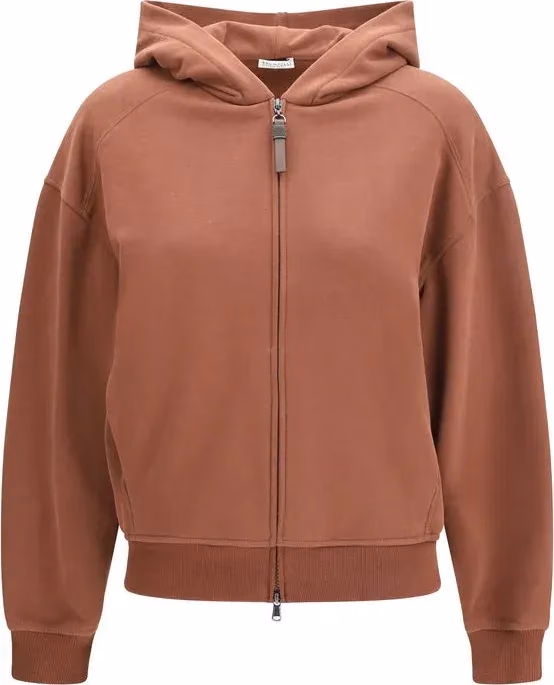 Brunello Cucinelli Brown Cotton Sweatshirt