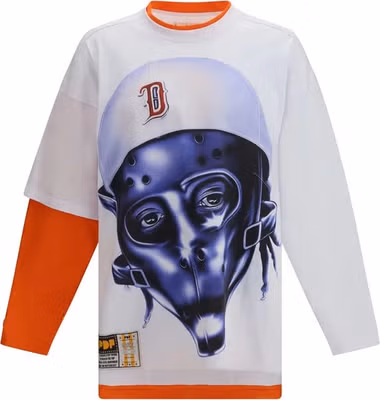 White Cotton Long Sleeve T-Shirt