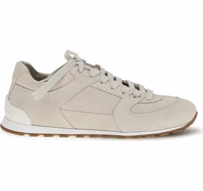 Beige Calf Leather Bos Taurus Low Top Sneakers