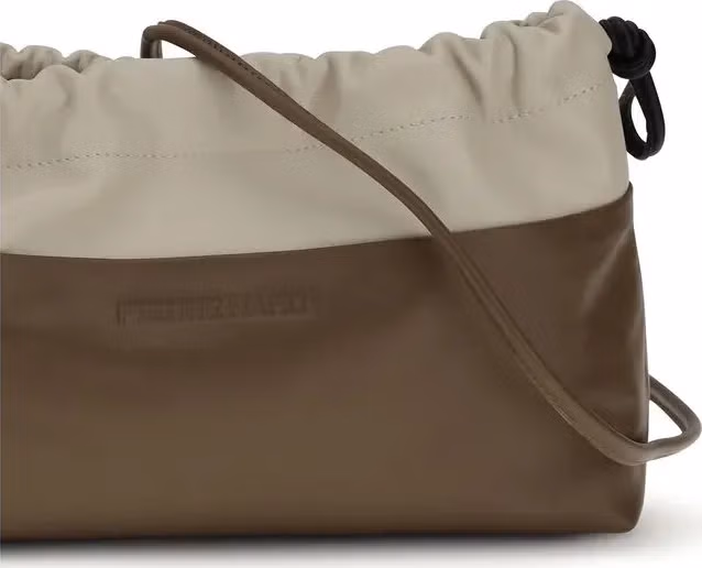 Pierre Hardy Brown Calf Leather Bos Taurus Clutch Bag