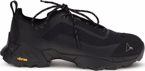 ROA Black Polyester Athletic Sneakers
