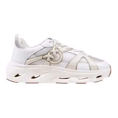 White Leather Athletic Sneakers