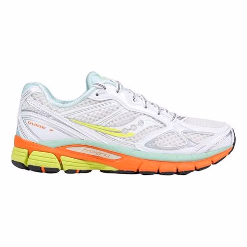 Saucony White Textile Athletic Sneakers