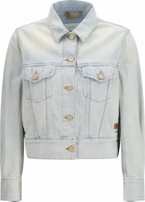Gray Cotton Denim Jacket