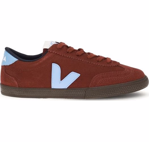 Veja Bordeaux Calf Leather Bos Taurus Athletic Sneakers