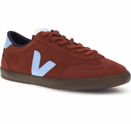 Veja Bordeaux Calf Leather Bos Taurus Athletic Sneakers