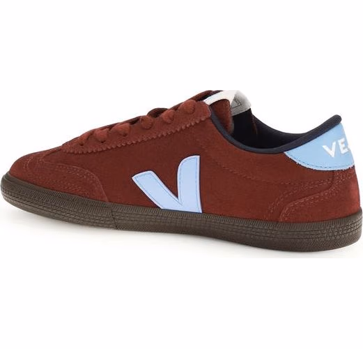 Veja Bordeaux Calf Leather Bos Taurus Athletic Sneakers