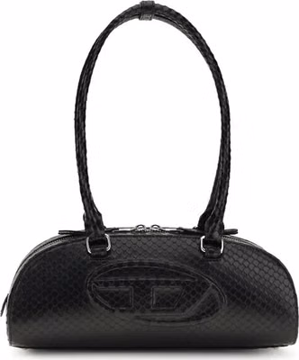 Black Calf Leather Bos Taurus Shoulder Bag
