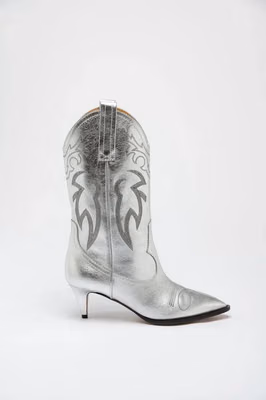 Multicolor Viscose High Heel Boots