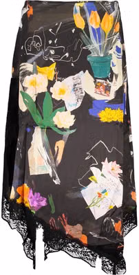 Nero Poliammide Women Skirt