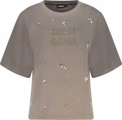 Grigio Cotton Women Sweatshirt
