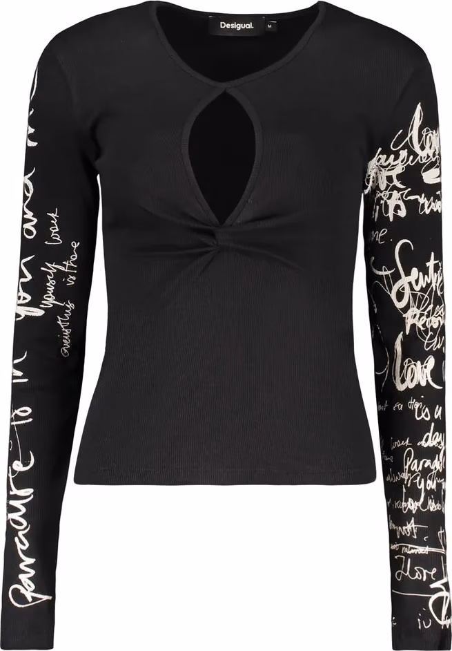 Desigual Black Cotton Women Sweater
