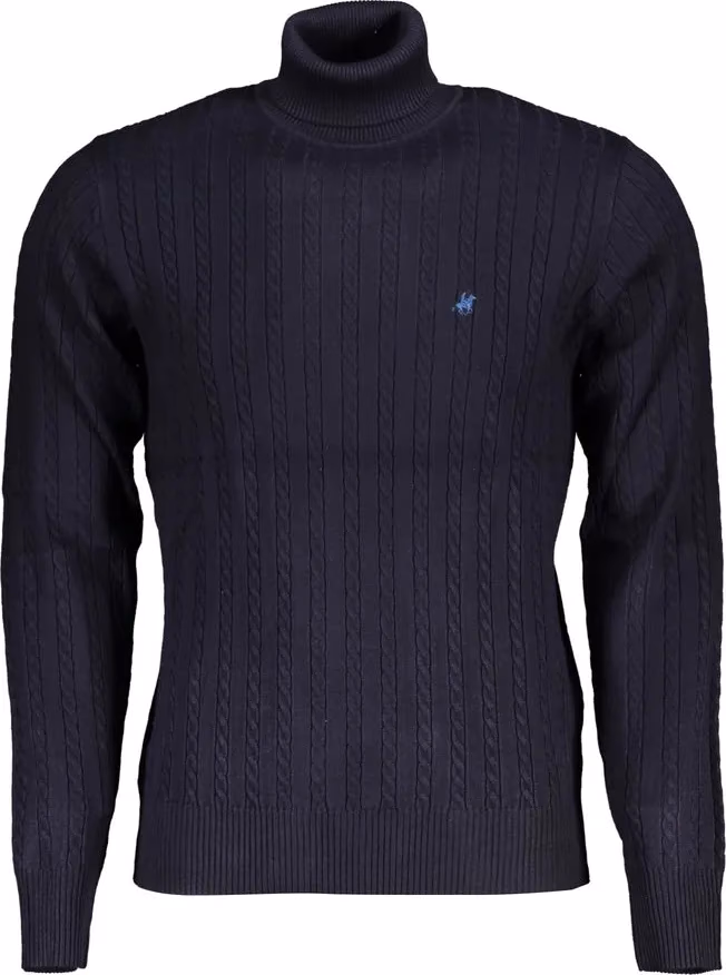 U.S. Grand Polo Blue Viscose Men's Sweater
