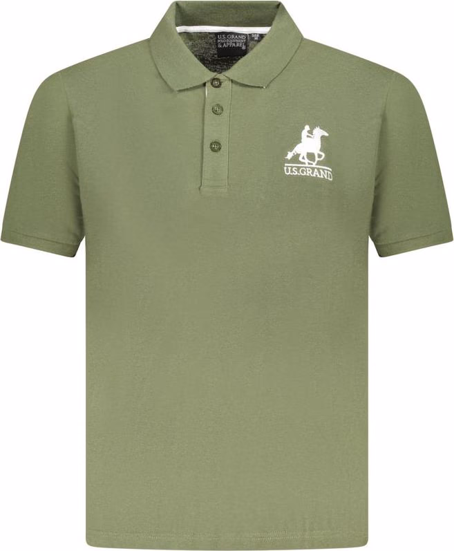 U.S. Grand Polo Verde Cotton Men Polo Shirt