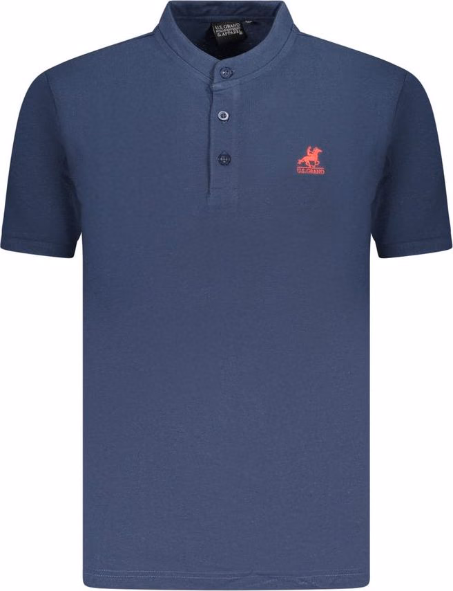 U.S. Grand Polo Blue Cotton Men Polo