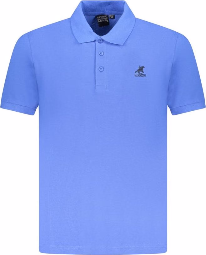 U.S. Grand Polo Blue Cotton Men Polo Shirt
