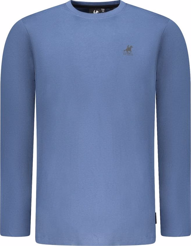 U.S. Grand Polo Blue Cotton Men's T-Shirt