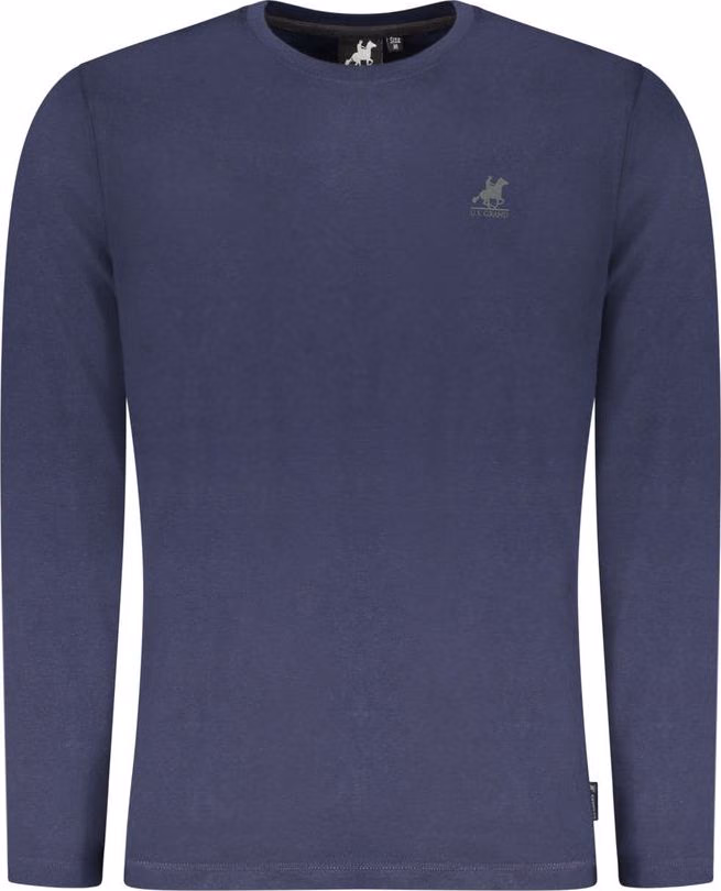 U.S. Grand Polo Blue Cotton Men T-Shirt