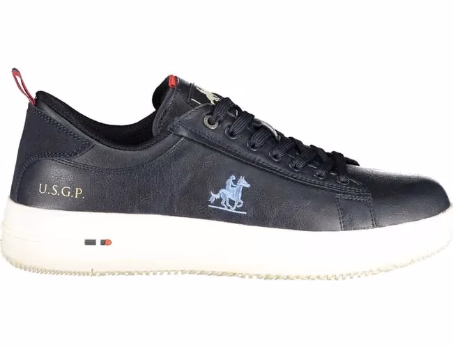 U.S. Grand Polo Blue Polyester Men Sneaker