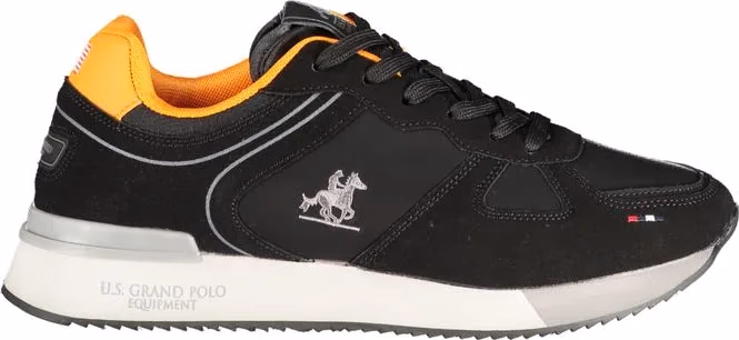 U.S. Grand Polo Black Polyurethane Men Sneaker