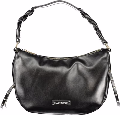 Nero Poliuretano Women Shoulder Bag