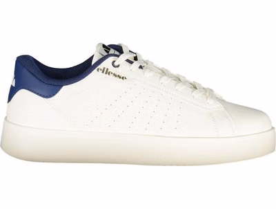 White Polyurethane Men's Sneaker