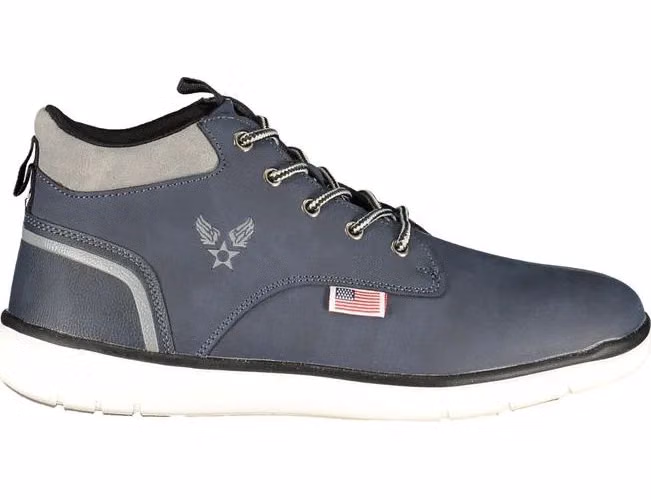 Avirex Blue Polyurethane Men Ankle Boot