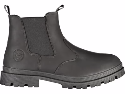 Nero Polyurethane Men's Ankle Boot