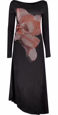 Black Viscose Women Dress