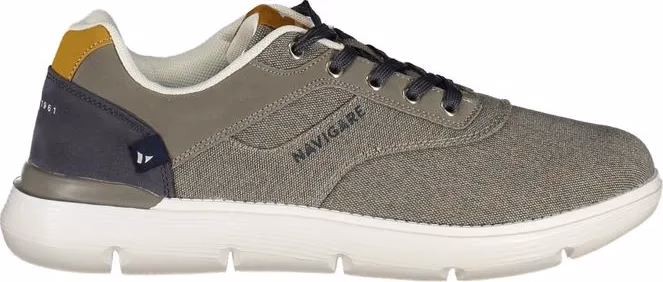 Navigare Grigio Poliestere Men Sneaker