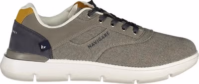 Grigio Poliestere Men Sneaker