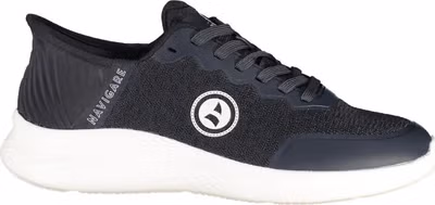Blue Polyurethane Men Sneaker